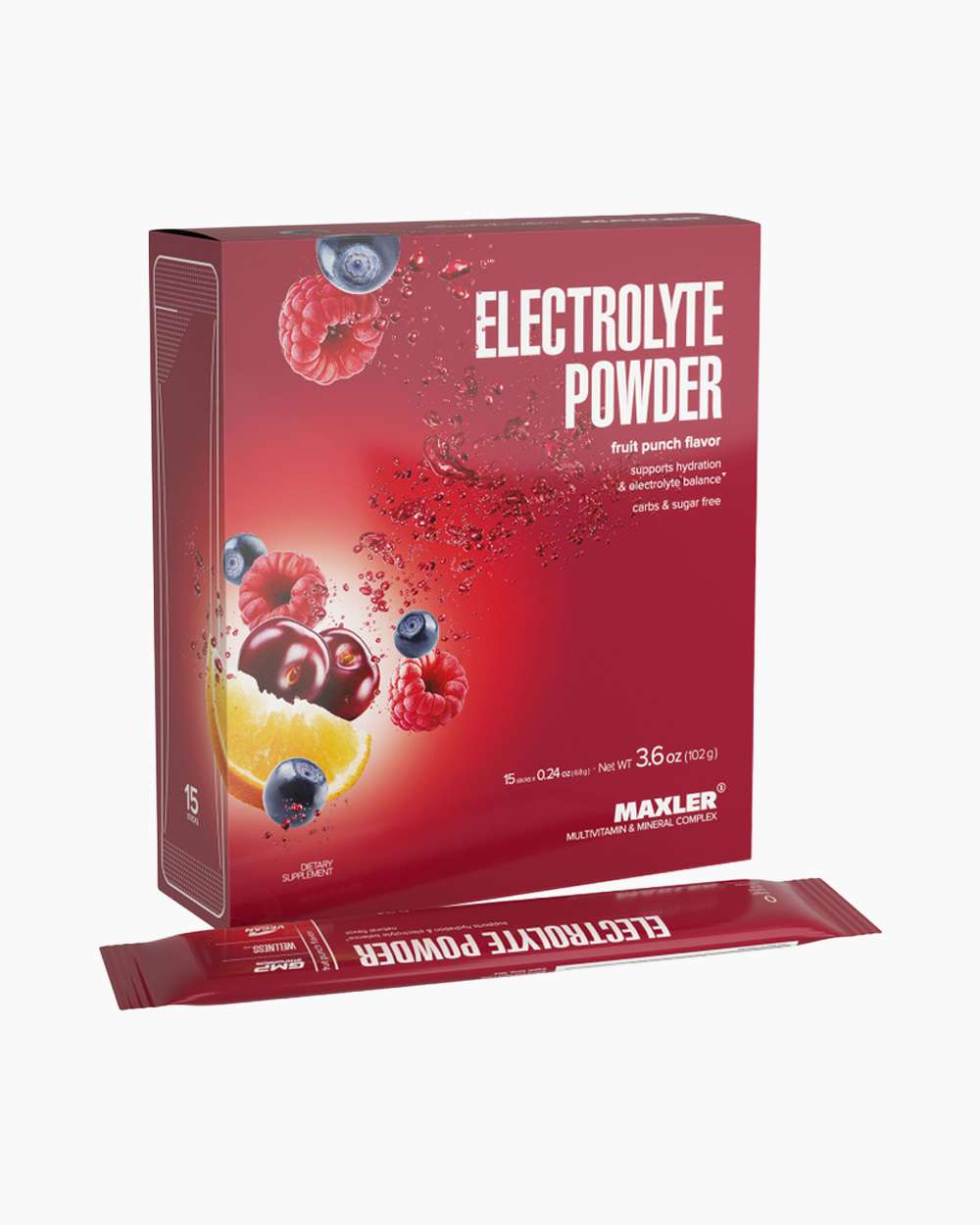 ЧЗ Maxler Electrolyte Powder 15x6,8 g box (Fruit Punch)