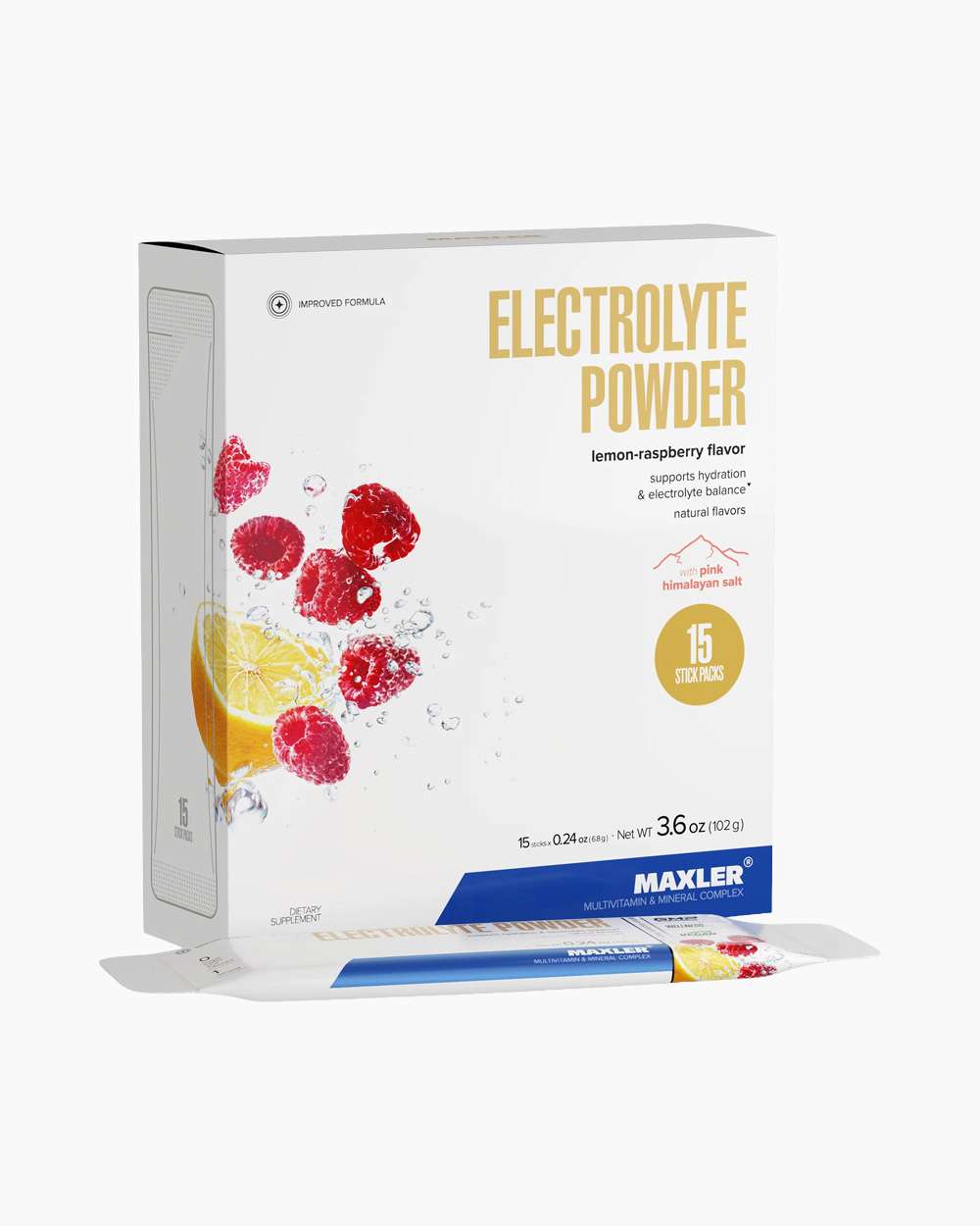 ЧЗ Maxler Electrolyte Powder 15x6,8 g box (Lemon-Raspberry)