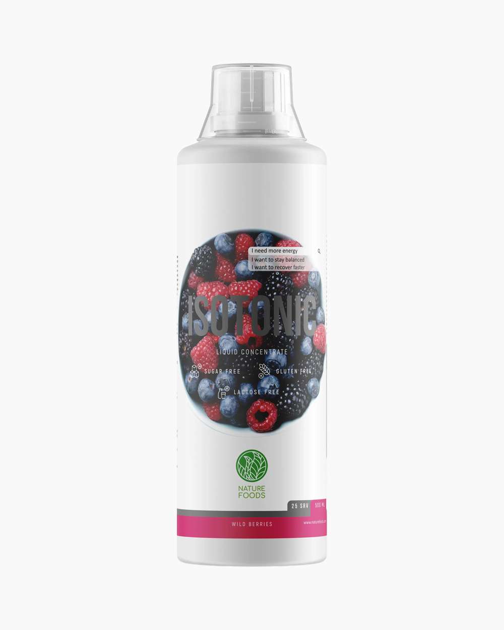Nature Foods Isotonic Concentrate 500 ml v/o (Лесные ягоды)