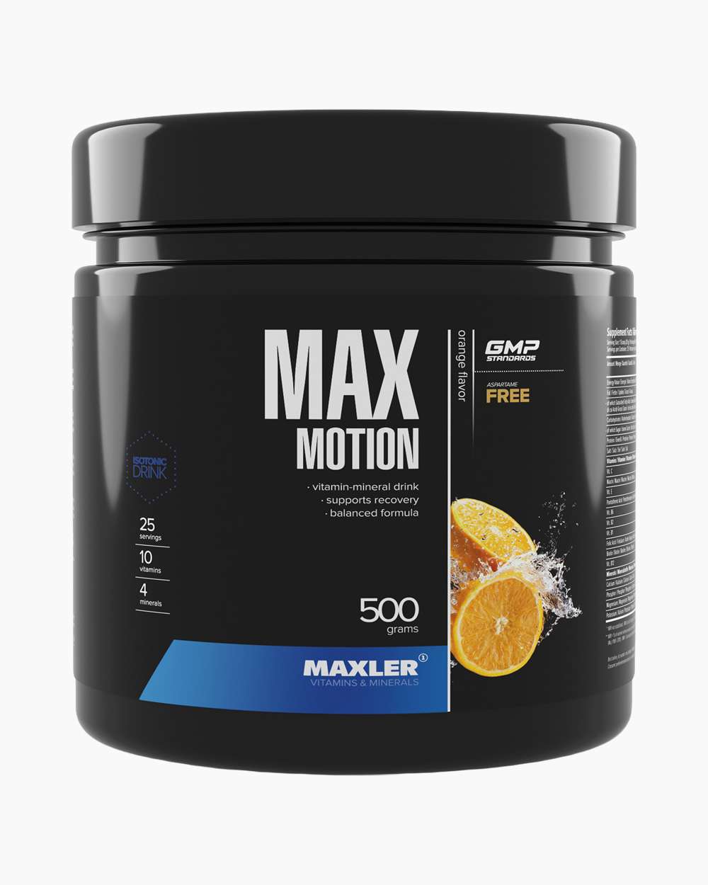 Изотоник Maxler Max Motion 500 g aspartame free апельсин