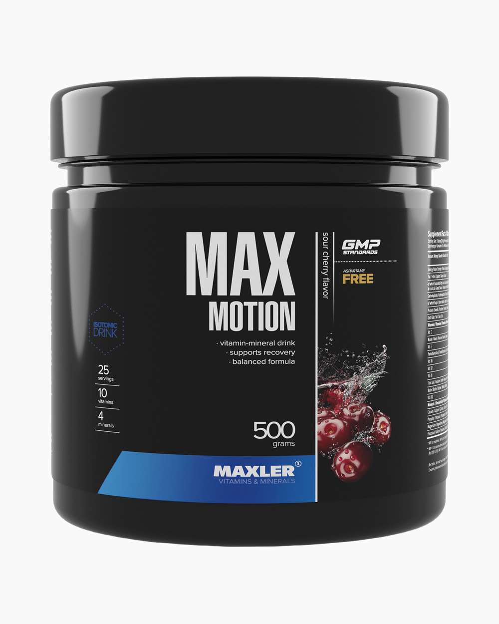Изотоник Maxler Max Motion 500 g aspartame free вишня