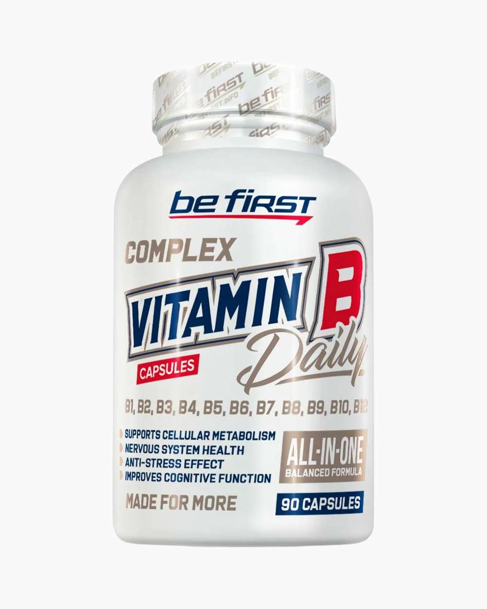BeFirst Vitamin B-Complex Daily 90 caps