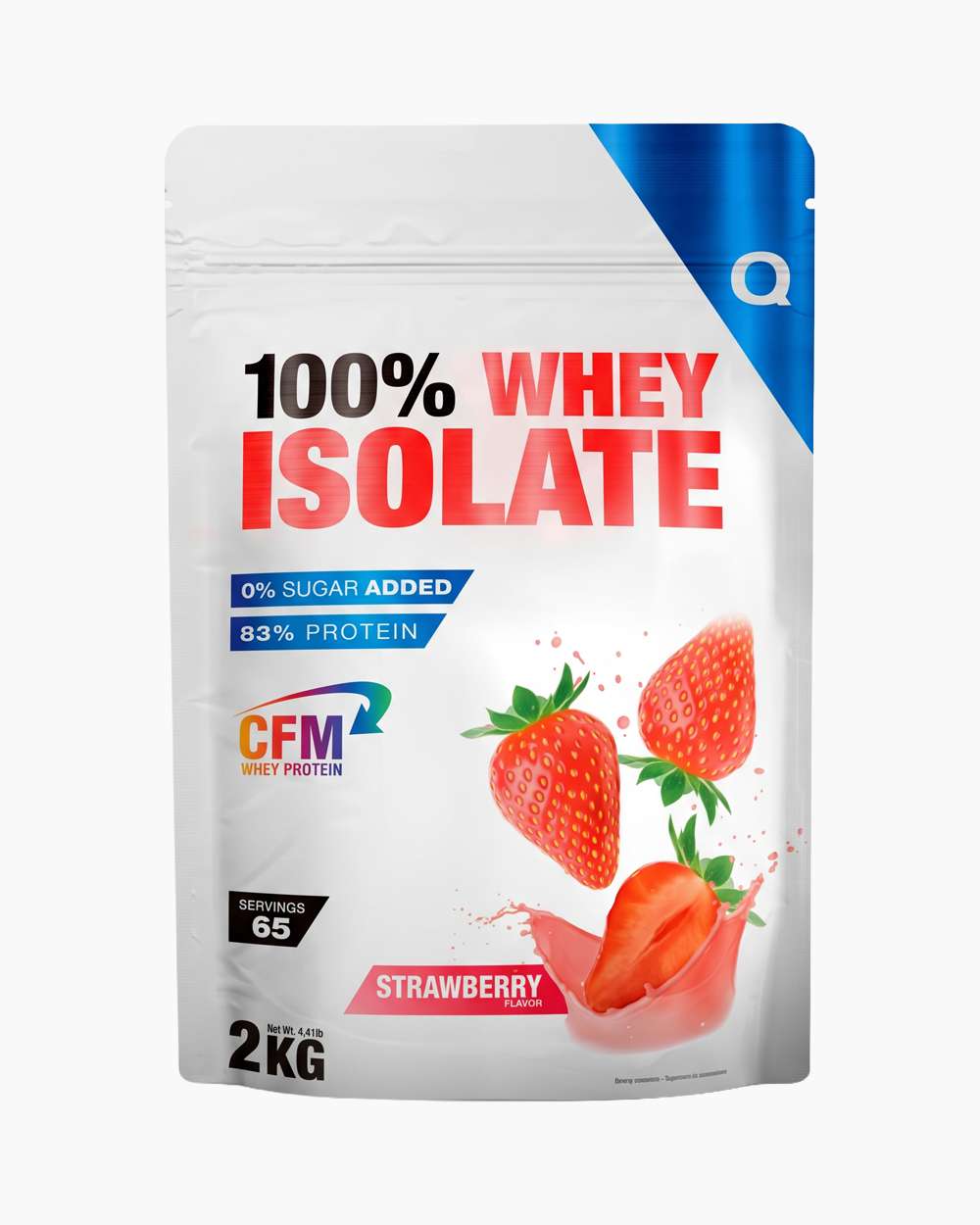 Quamtrax -Direct 100% Whey Isolate 2000 Strawberry