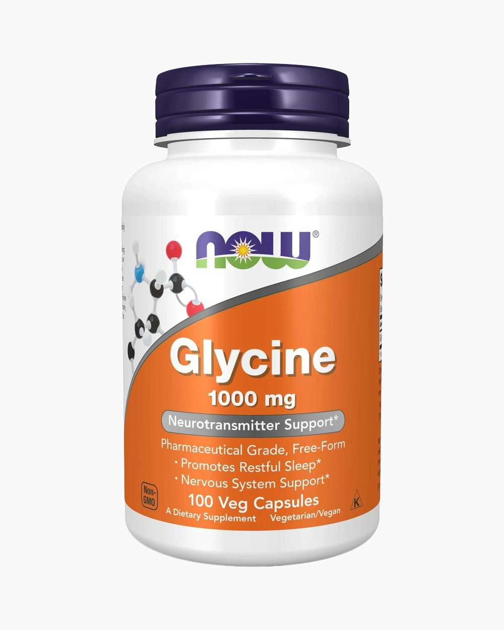 NOW GLYCINE 1000mg 100 vcaps