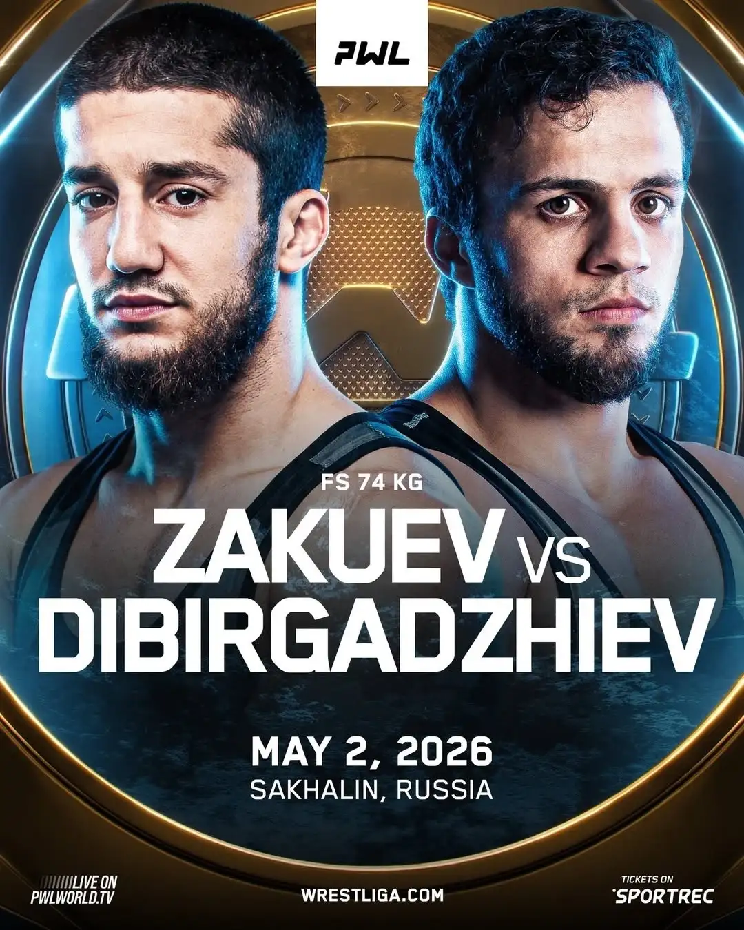 ДИБИРГАДЖИЕВ VS ЗАКУЕВ на PWL Sakhalin