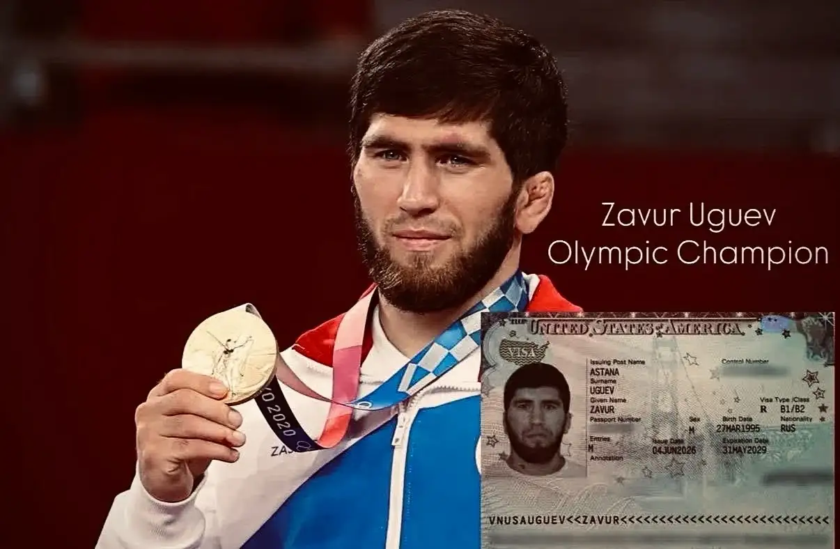 Олимпийский чемпион Завур Угуев заранее оформил американскую визу