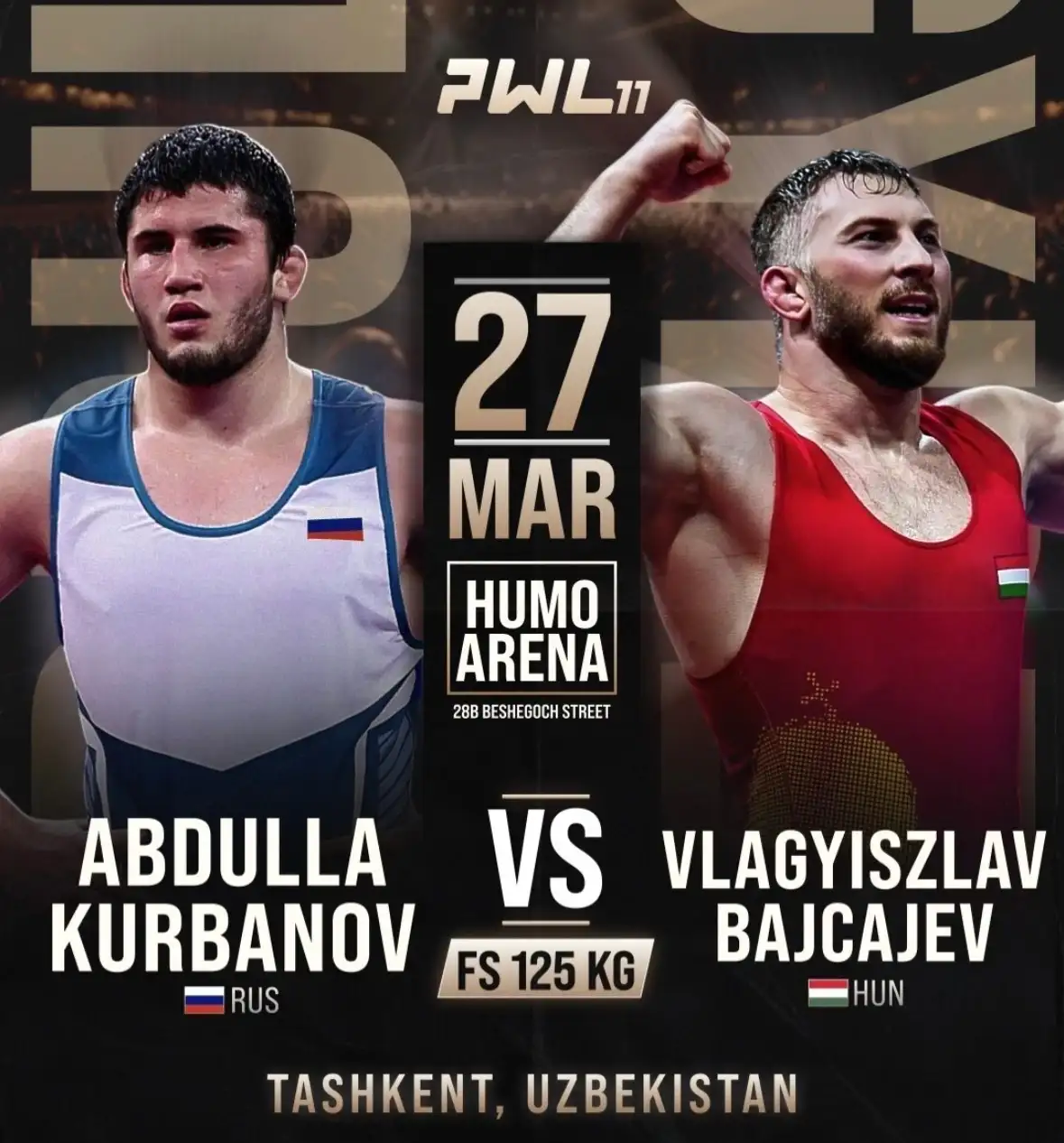 PWL 11. КУРБАНОВ(Россия) VS БАЙЦАЕВ(Венгрия)