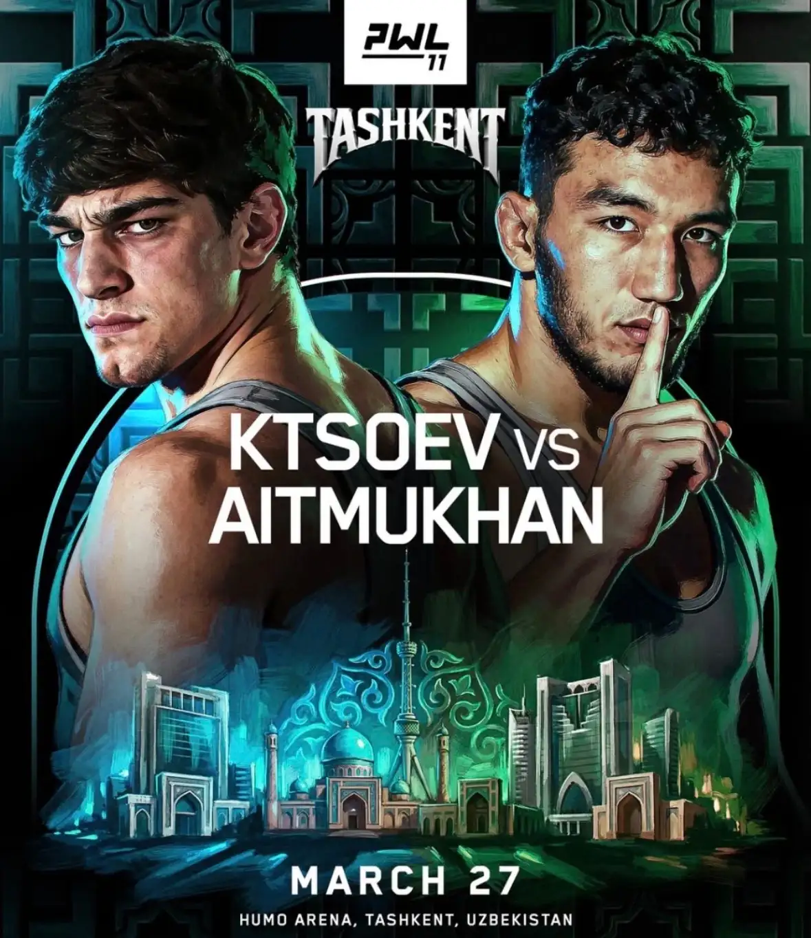 PWL 11. АЙТМУХАН(Казахстан) VS КЦОЕВ(Россия)