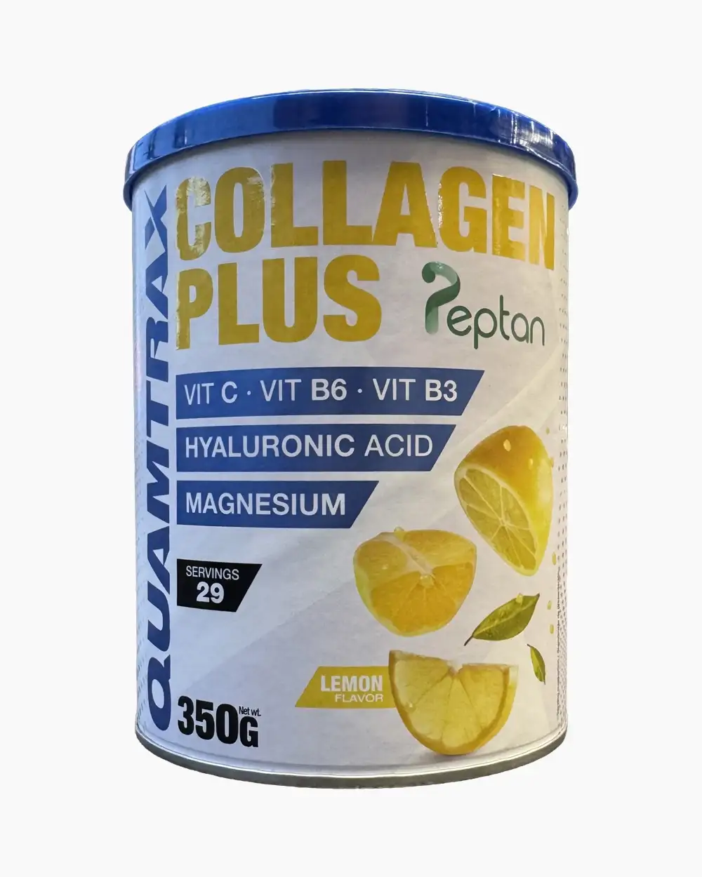 Коллаген Quamtrax - Collagen plus peptan 350g (Lemon) QC-350