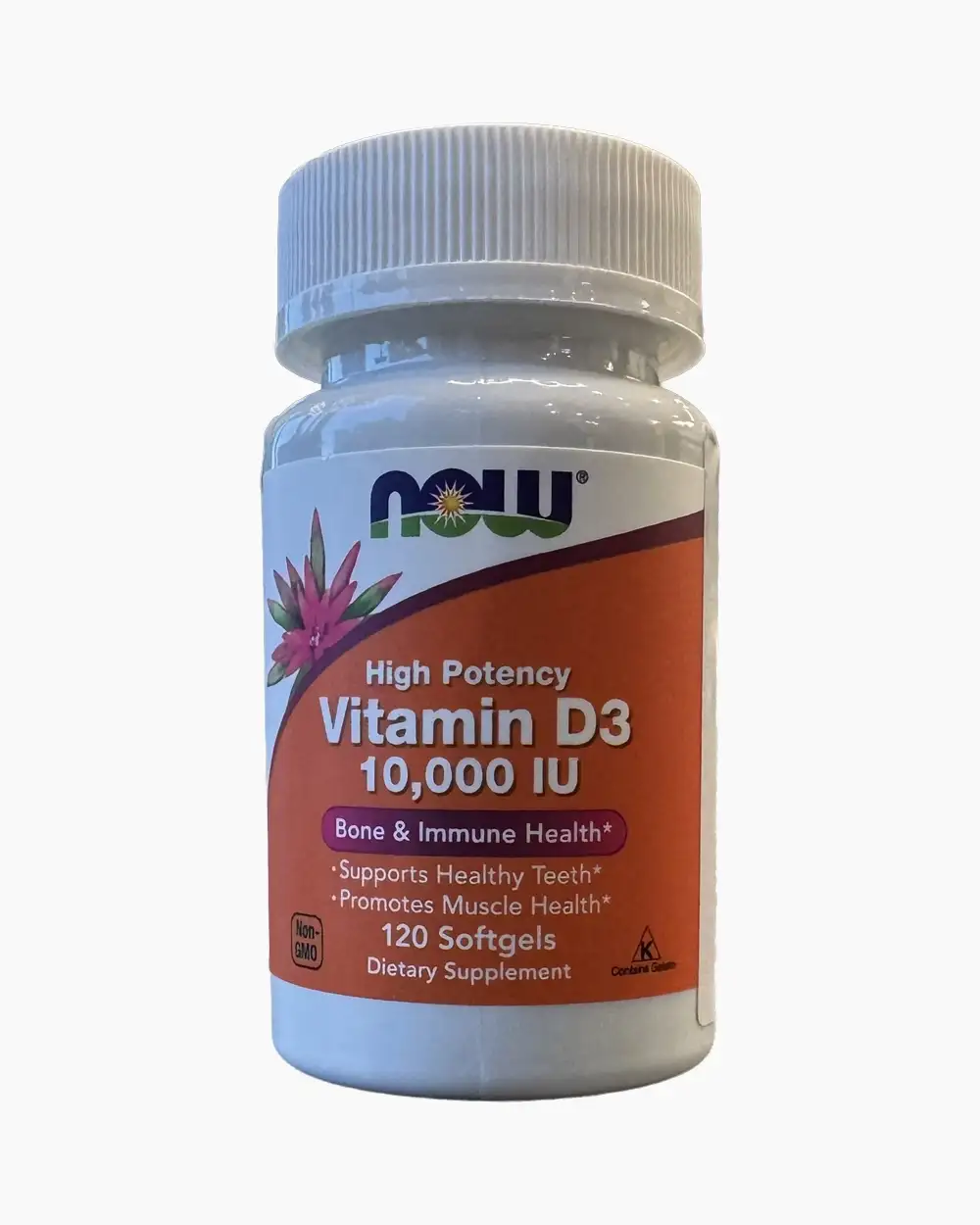 NOW FOODS БАД Vitamin D-3 5000iu 120 Sofgels NFD3-5000