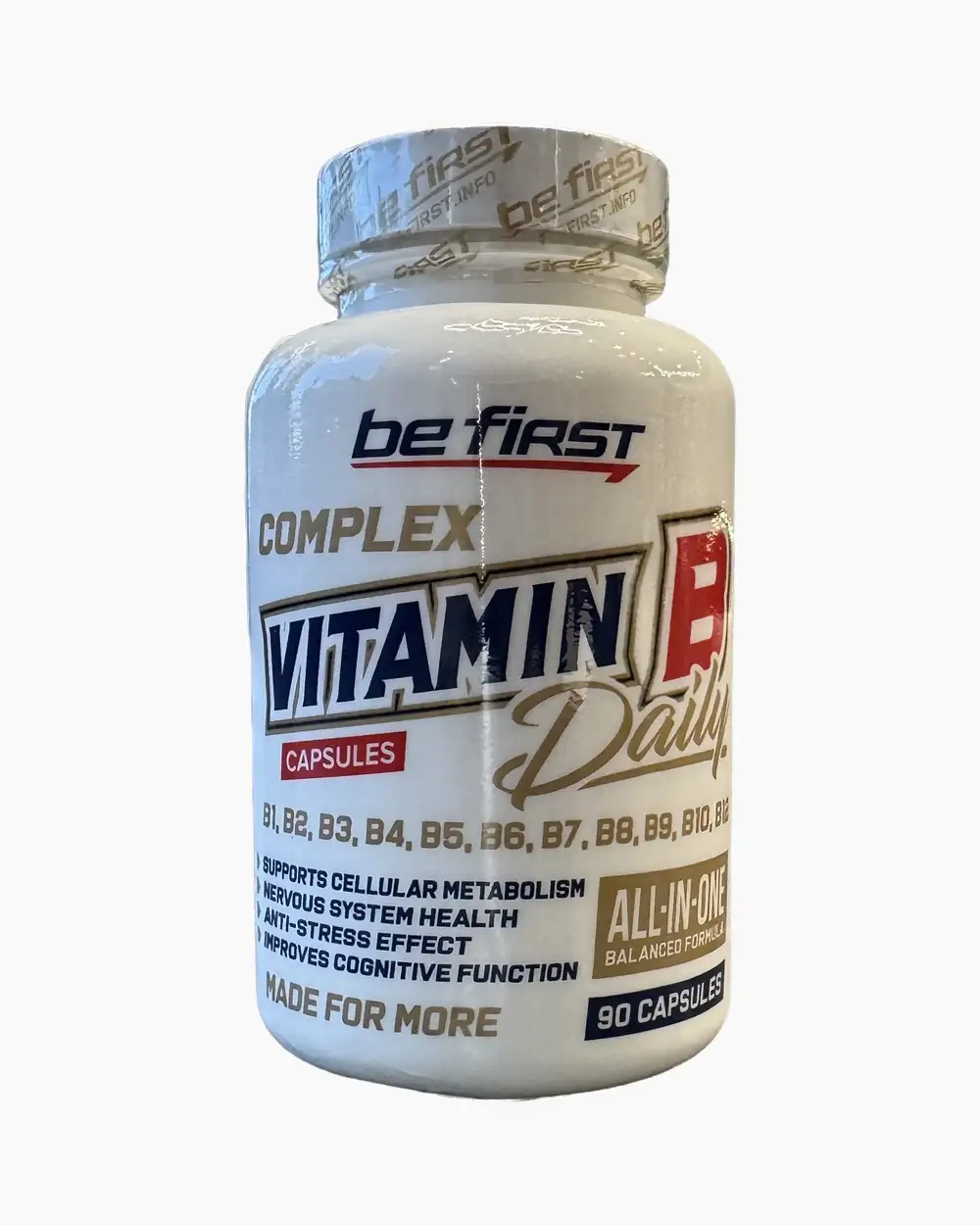 BeFirst Vitamin B-Complex Daily 90 caps BFBC-90