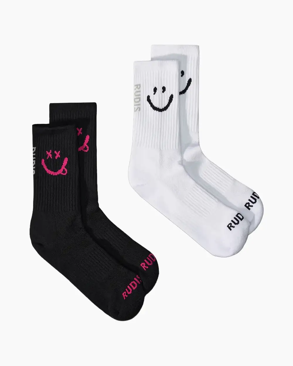 Носки 2 пары Rudis Happy Essential RUDCW1009-WHTBLK (L, белый-черный)