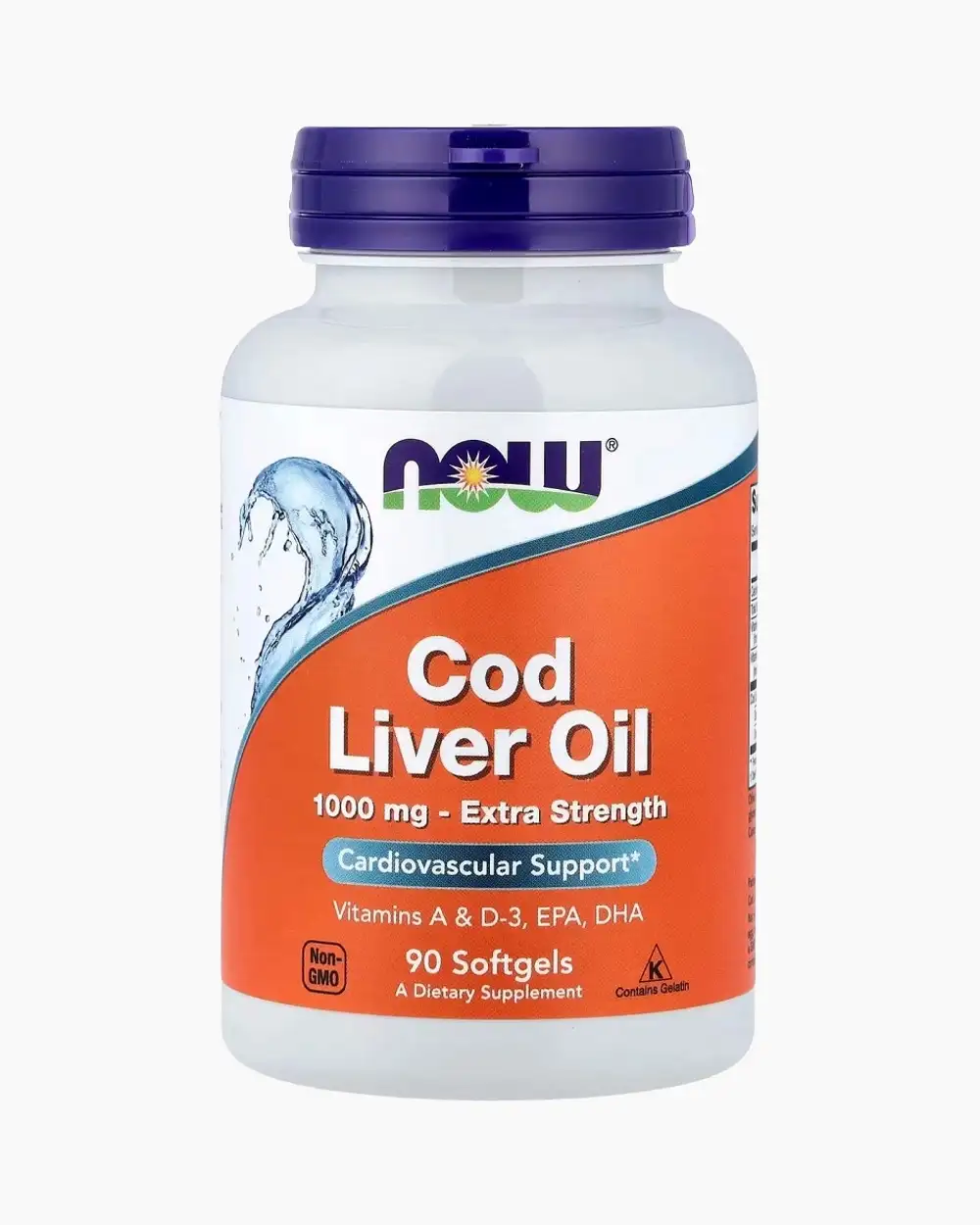 ЧЗ NOW COD LIVER OIL 1,000MG 90 SGELS CLO-90