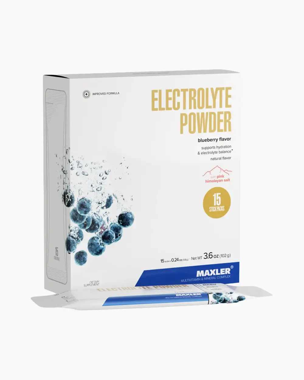 ЧЗ Maxler Electrolyte Powder 15x6,8 g box (Blueberry) MEPB-15