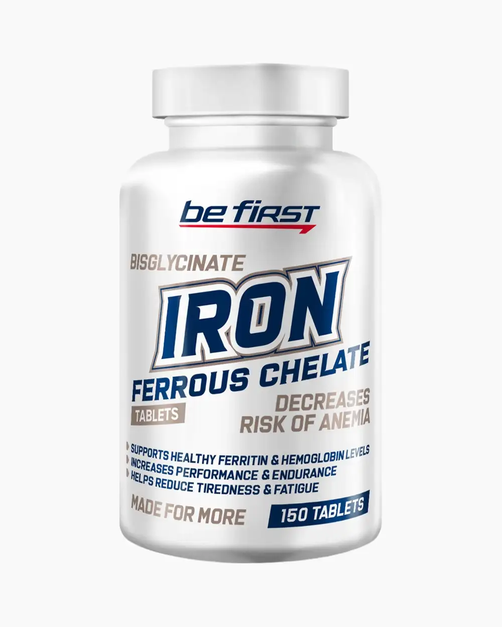 ЧЗ Be First Iron bisglycinate chelate 150 tabs BFI-150