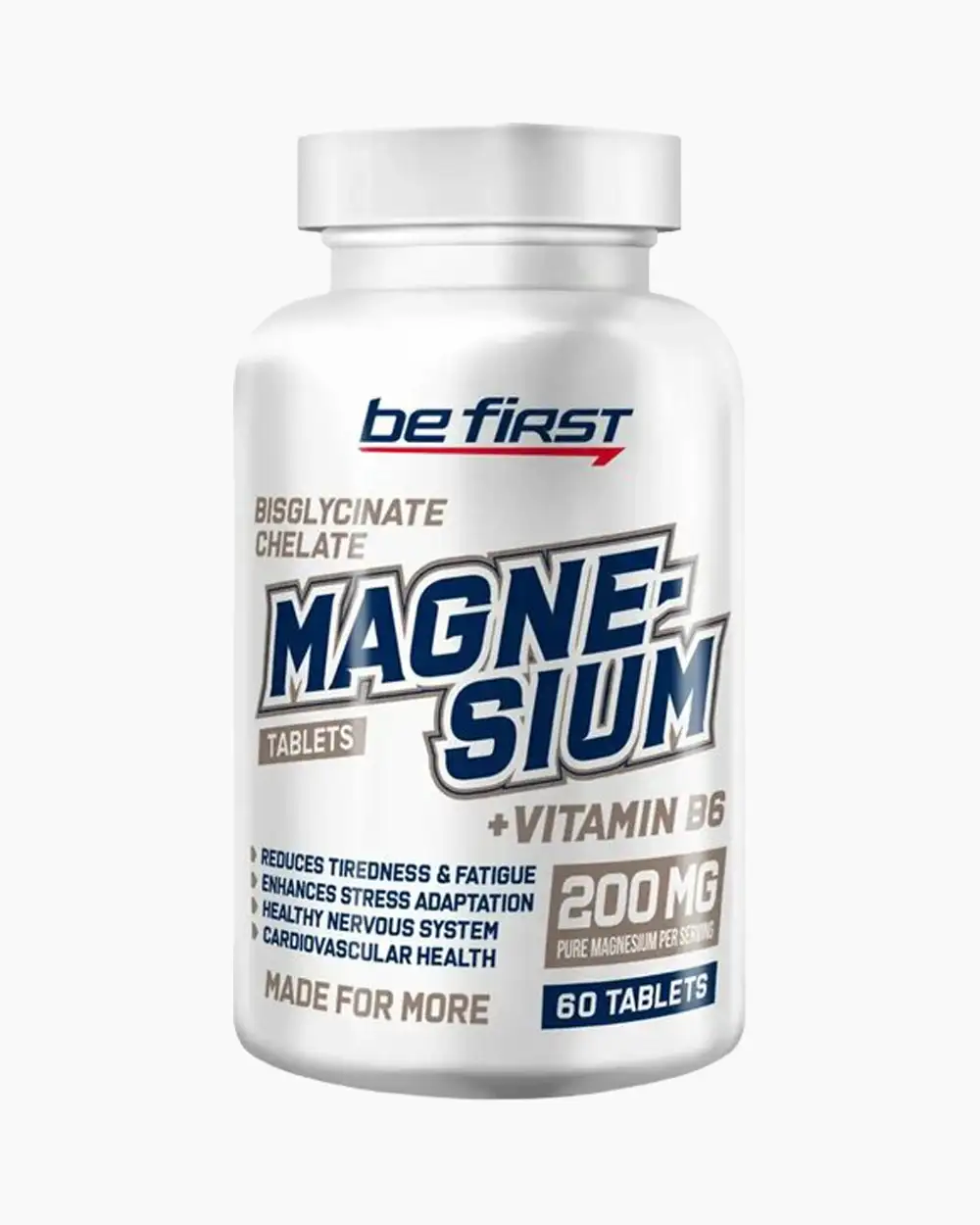 ЧЗ Be First Magnesium bisglycinate chelate + B6 60 tabs BFM-60