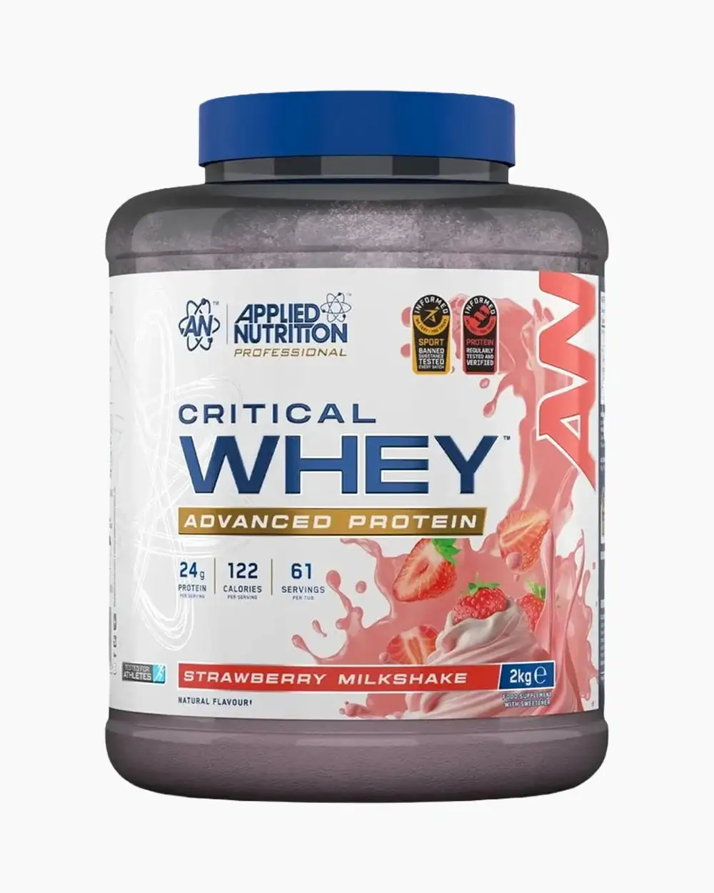 ЧЗ БАД Applied Nutrition Critical Whey 2000g (Strawberry Milkshake) ANCWWM-2000