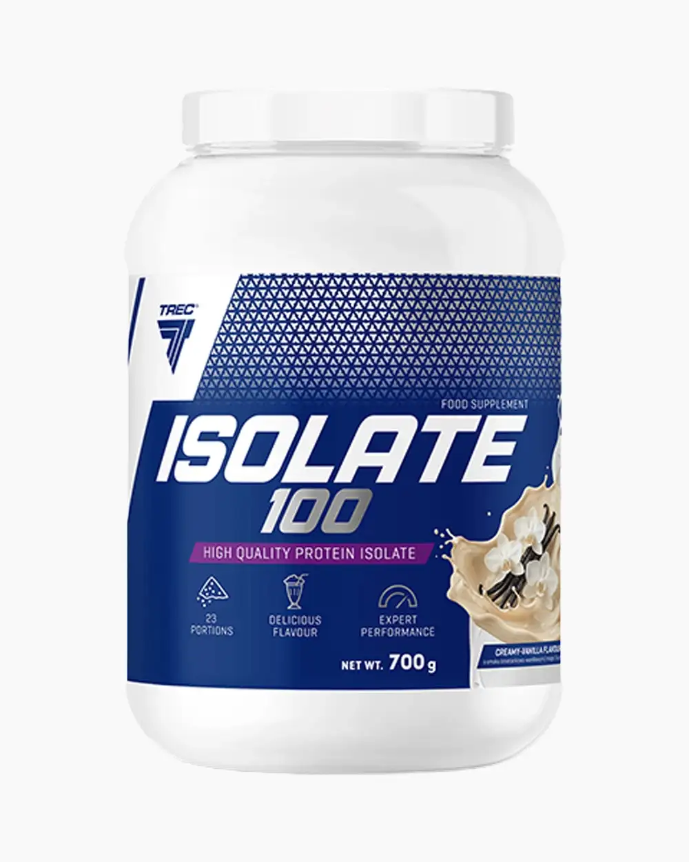 Изолят Trec Nutrition ISOLATE 100 700g ванильный крем ITNISO-100