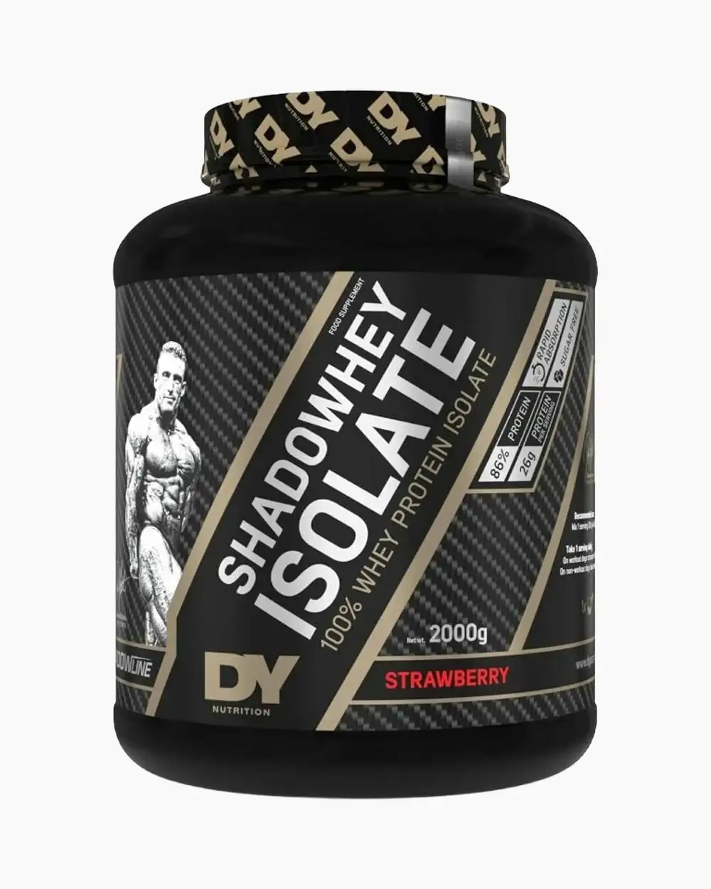 Изолят Dorian Yates Nutrition SHADOWHEY ISO клубника-банан 2000g IDYSB-2000