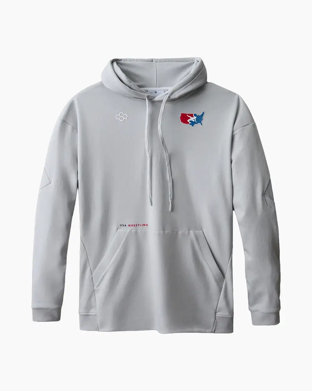 Худи Rudis USA Wrestling Luxe Terry Hoodie USWHD1020-LNR (M, серый)