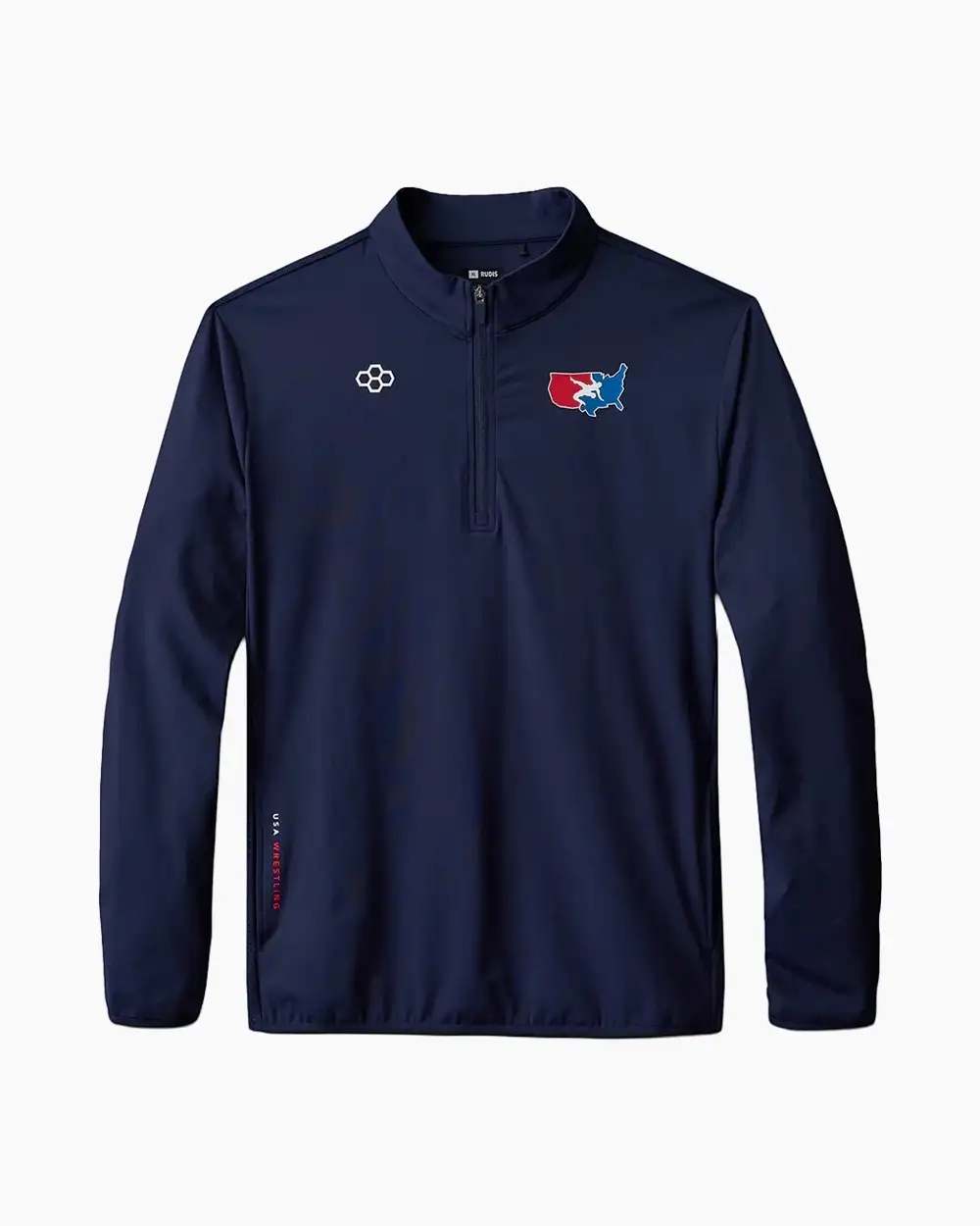 Кофта спортивная мужская Rudis USWQZ1003-NVY (XXXL, синий)