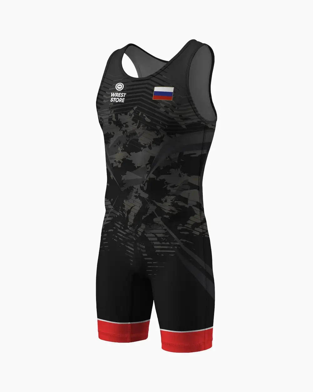 Трико красное Wreststore Phantom WRPHA-101 (40, красный)